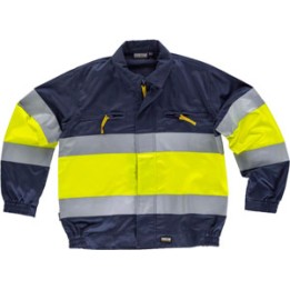 Cazadora Alta Visibilidad Azul Amarillo | MundoTaller