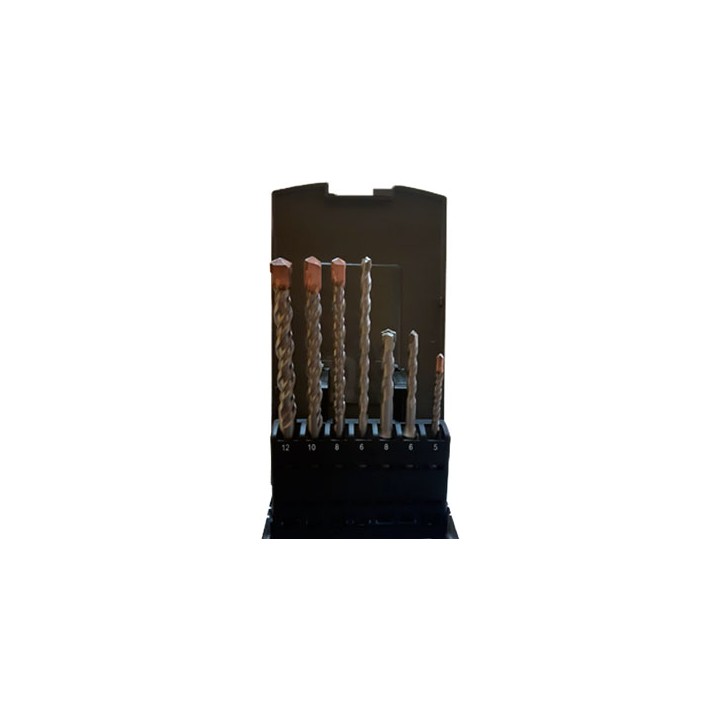 Estuche 7 brocas SDS-PLUS | MundoTaller