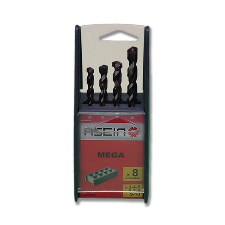 Estuche 8 Brocas Pared | MundoTaller