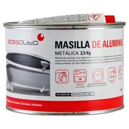 Masilla Aluminio BossAuto | MundoTaller