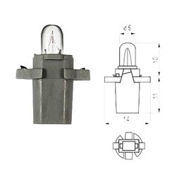 Lámpara B 8,7d 12V Tablero | MundoTaller