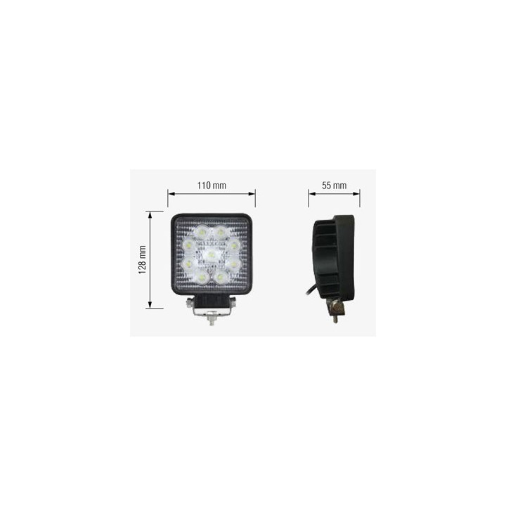 Faro Led Cuadrado | MundoTaller