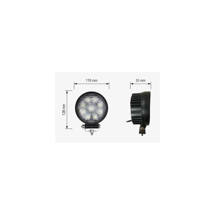 Faro Led Redondo 12/24V | MundoTaller