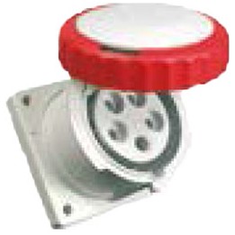 Base empotrable IP44 roja | MundoTaller