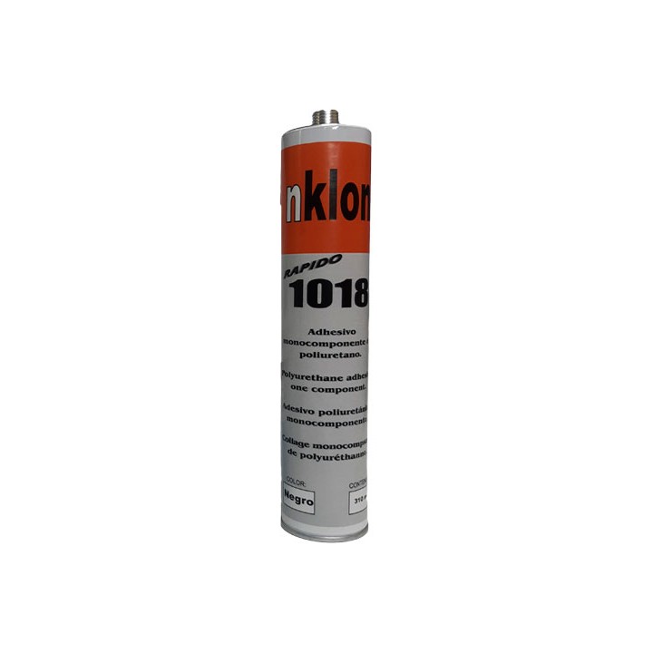 Adhesivo Poliuretano Rápido 310ml Negro | MundoTaller