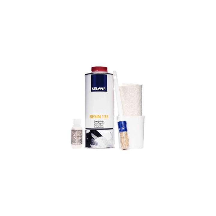 Kit Resina Fibra Seicar | MundoTaller