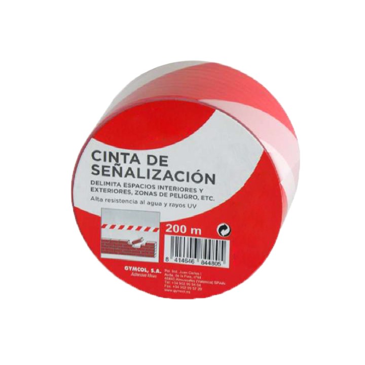 Cinta Señalización Roja y Blanca | MundoTaller