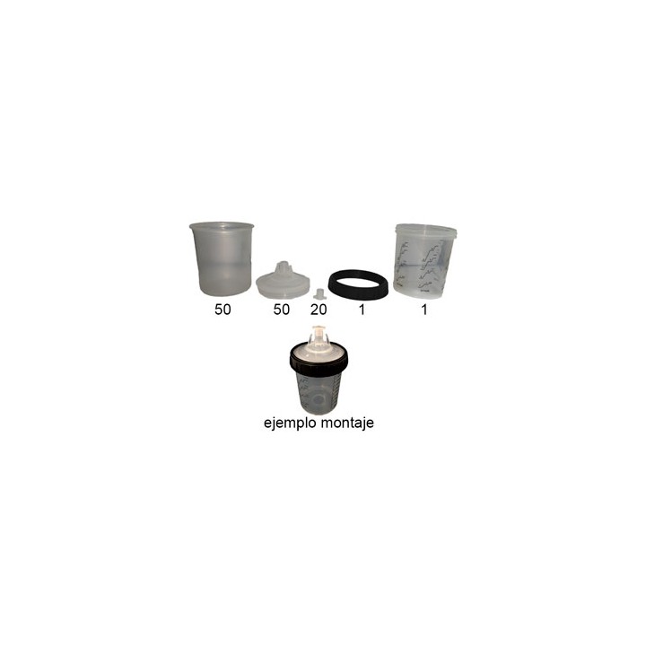 Depósito Desechable 600ml | MundoTaller