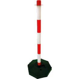 Poste Señalización Rojo/Blanco | MundoTaller