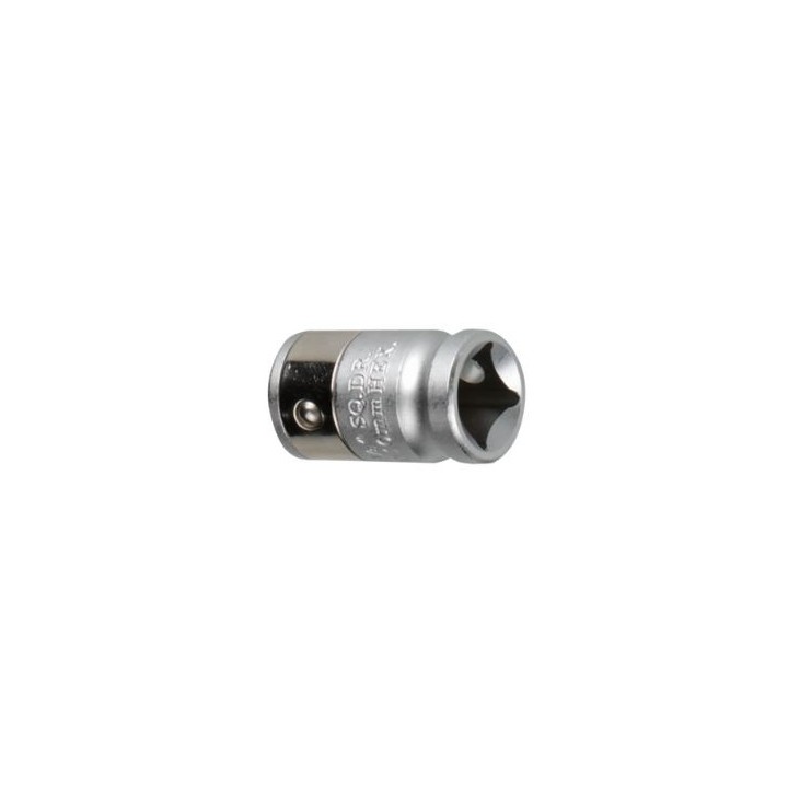 Adaptador para puntas, con conexión de 3/8" para carracas y acople par