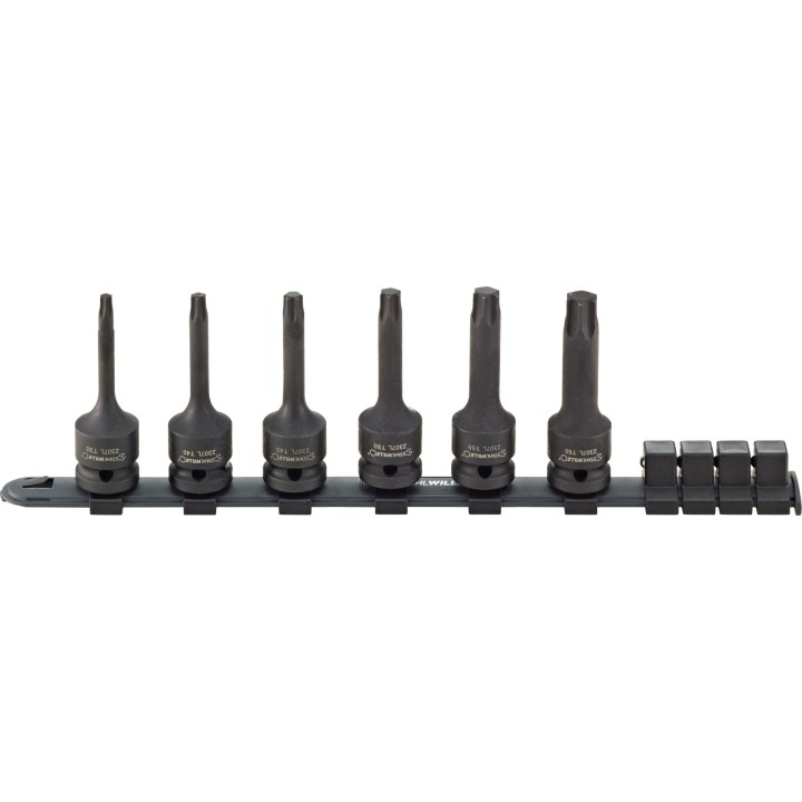 Juego de vasos de destornillador IMPACT TORX® en barra de llaves de