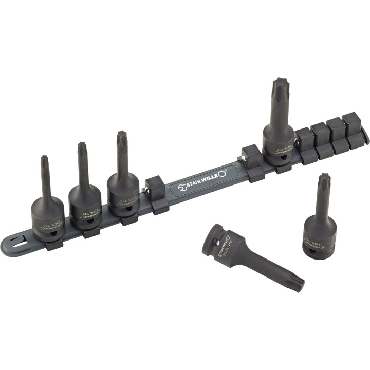 Juego de vasos de destornillador IMPACT TORX® en barra de llaves de