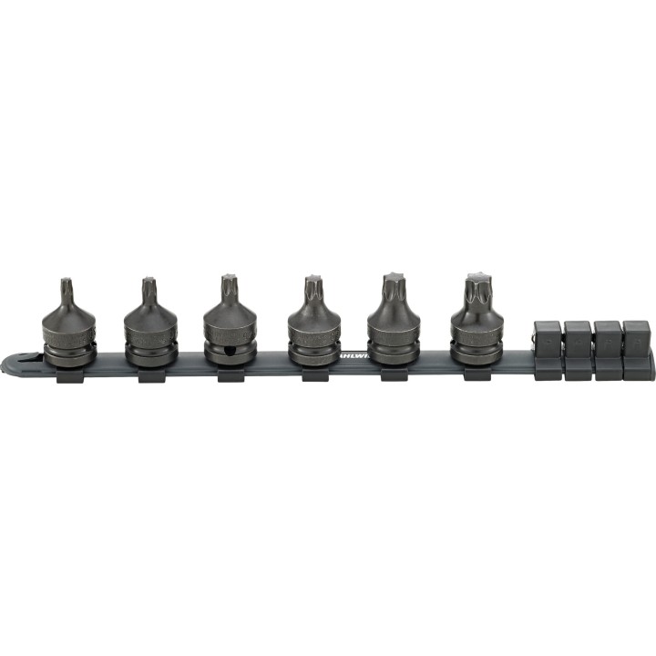 Juego de vasos de destornillador IMPACT TORX® en barra de llaves de
