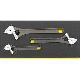 Juego de llaves fijas de una boca, ajustable