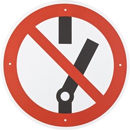 Señal de prohibición VDE
