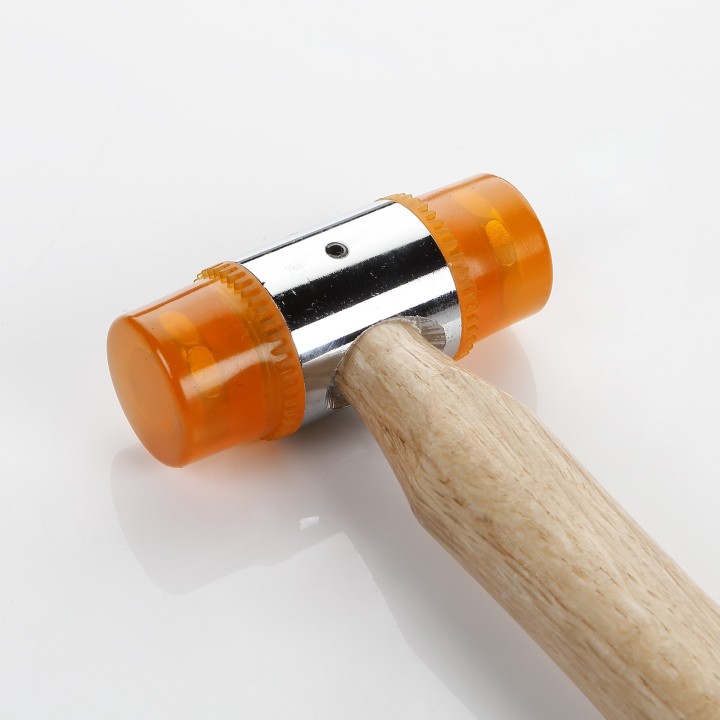 Martillo De Bocas De Pvc Con Mango Madera ALYCO ORANGE