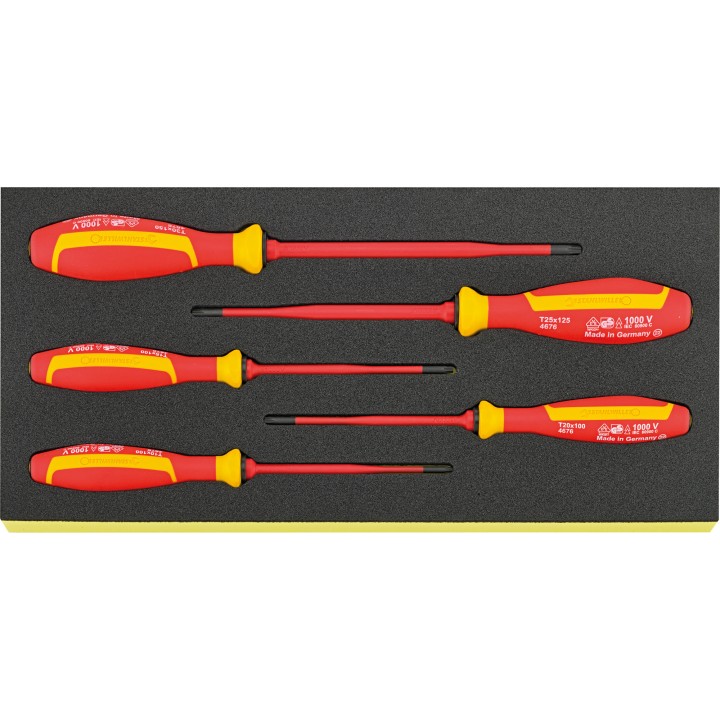 Juego de destornilladores VDE TORX® DRALL+