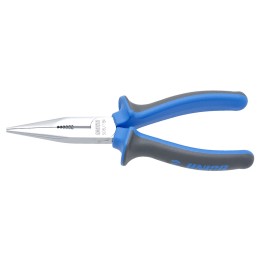 Alicate puntas semirredondas, punta recta con corte y grip - 508/1BI