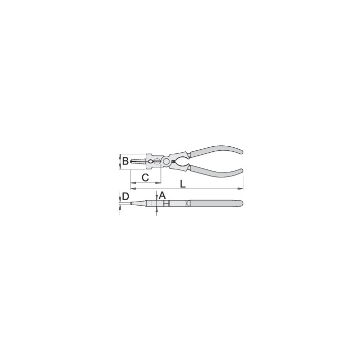 Tenaza para soldadura grip universal - 436/4P