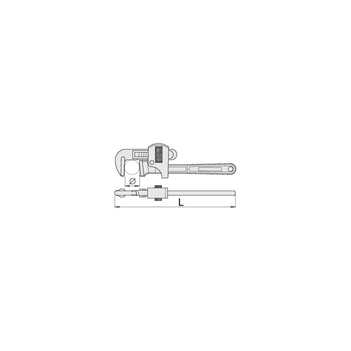 Llave para tubos ajustable - 494/6