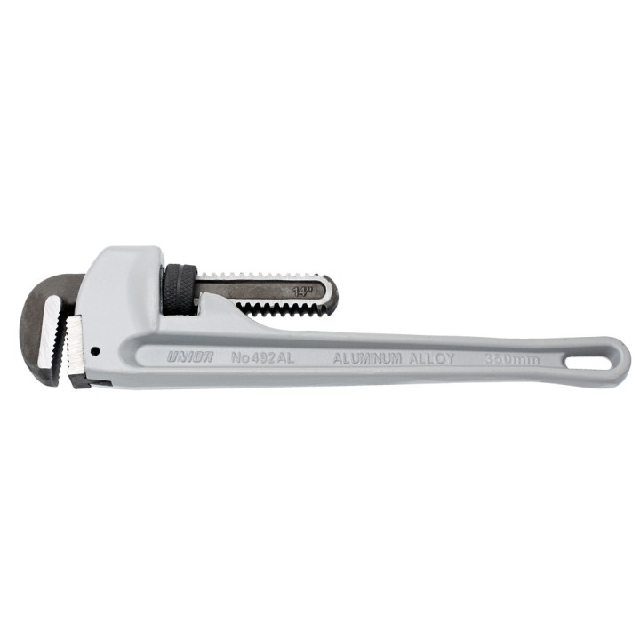 Llave para tubos, extrafuerte, mango de aluminio - 492AL
