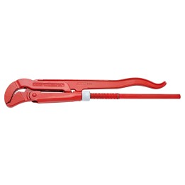 Llave para tubos, modelo sueco, 45°, forma de S - 482/6