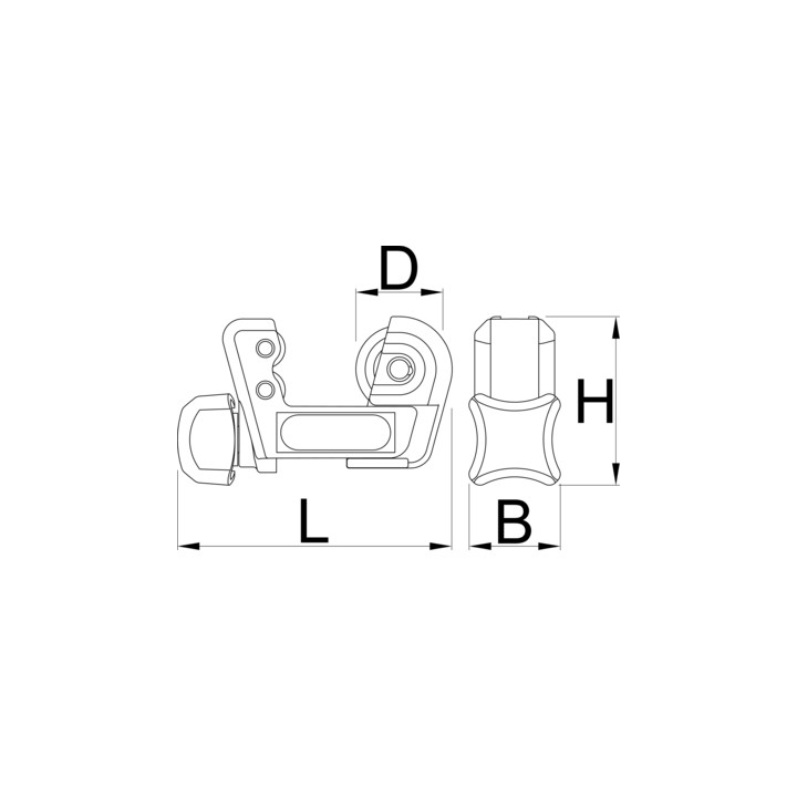 Mini cortatubos - 358/6A