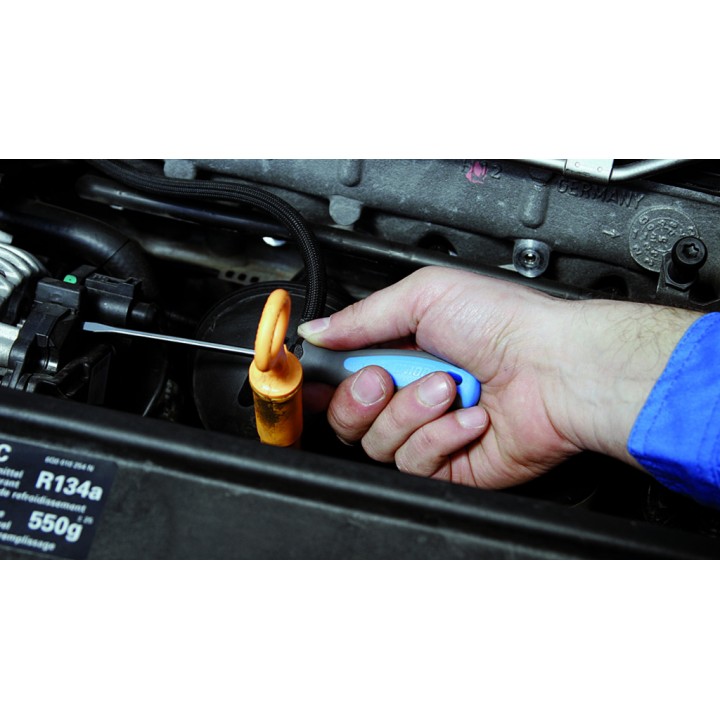 Destornillador plano con hexágono - 600TBI