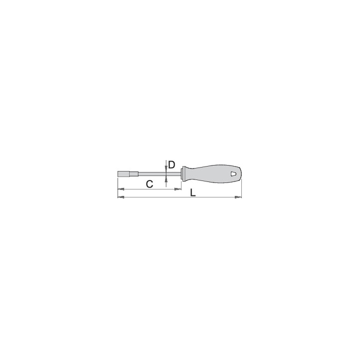 Llave de vaso con mango - 629CR