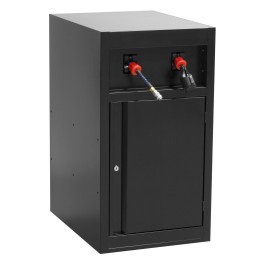 Armario de alimentación para banco de trabajo modular NEGRO