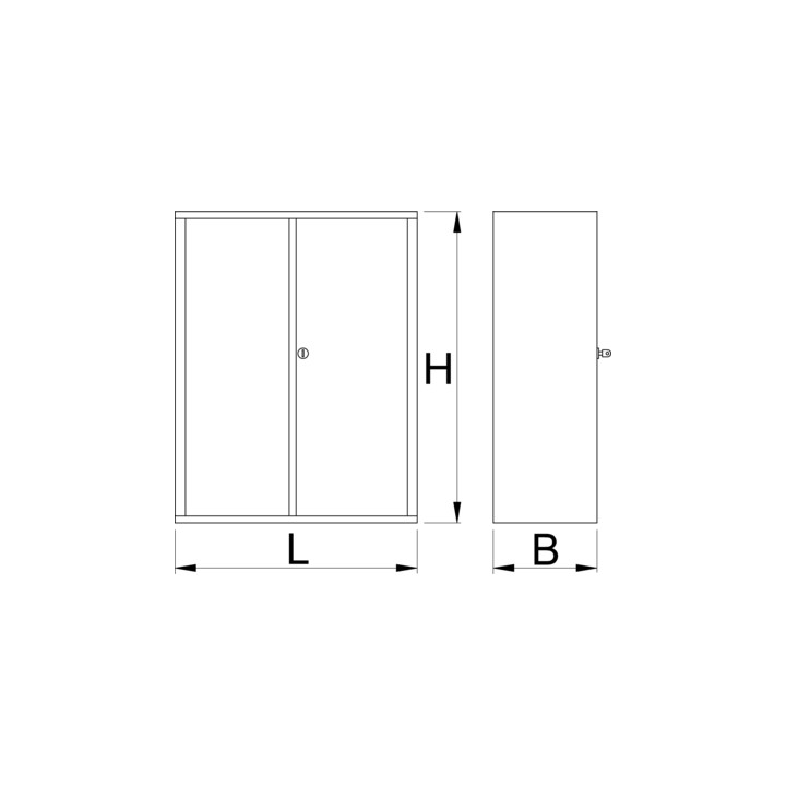 Armario de herramientas - 949.2-BLACK