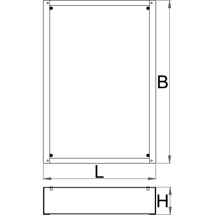 Base elevadora del armario cajonera modular - 990NDU