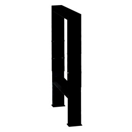 Pata ajustable para banco de trabajo modular NEGRA - 990LA-BLACK