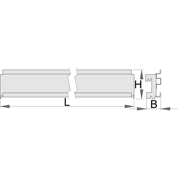 Soporte para caja de plástico - 990HPB