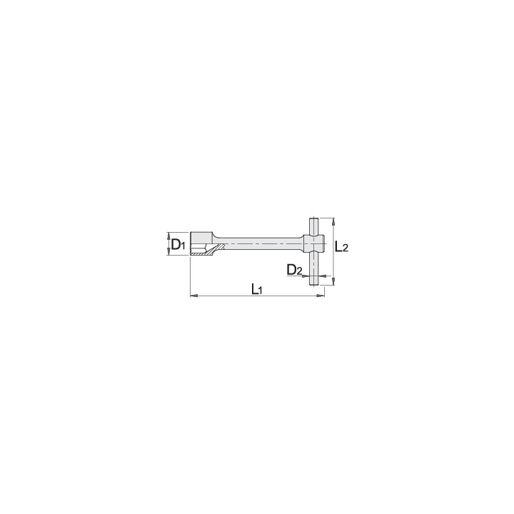Llave desmontable en T - 212/2