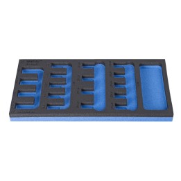 Bandeja para vasos con perfil interior y exterior Torx - vl964/16SOS