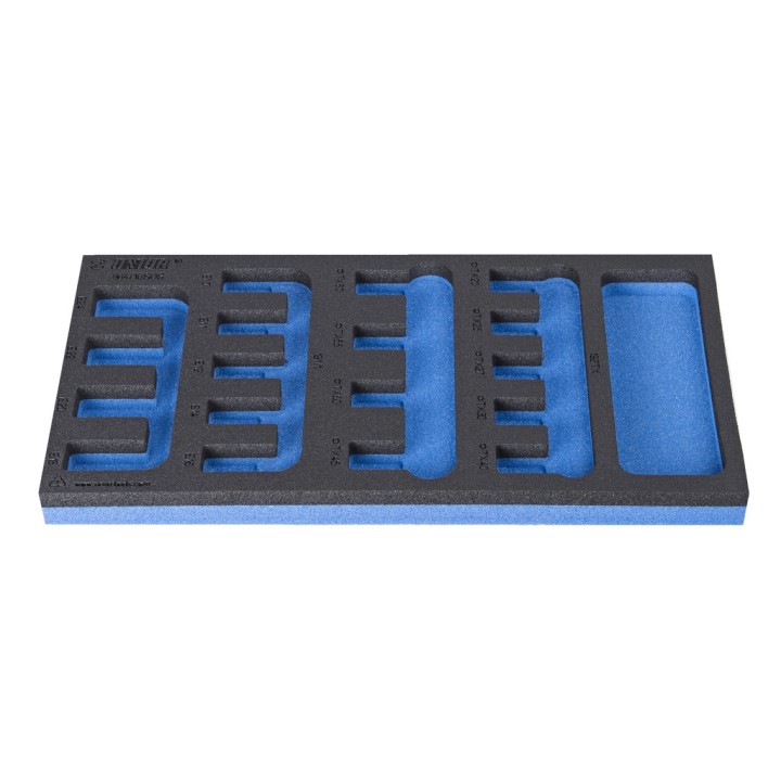 Bandeja para vasos con perfil interior y exterior Torx - vl964/16SOS
