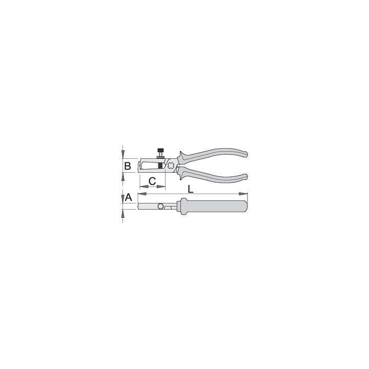 Alicate pelacables aislado - 478/1VDEBI