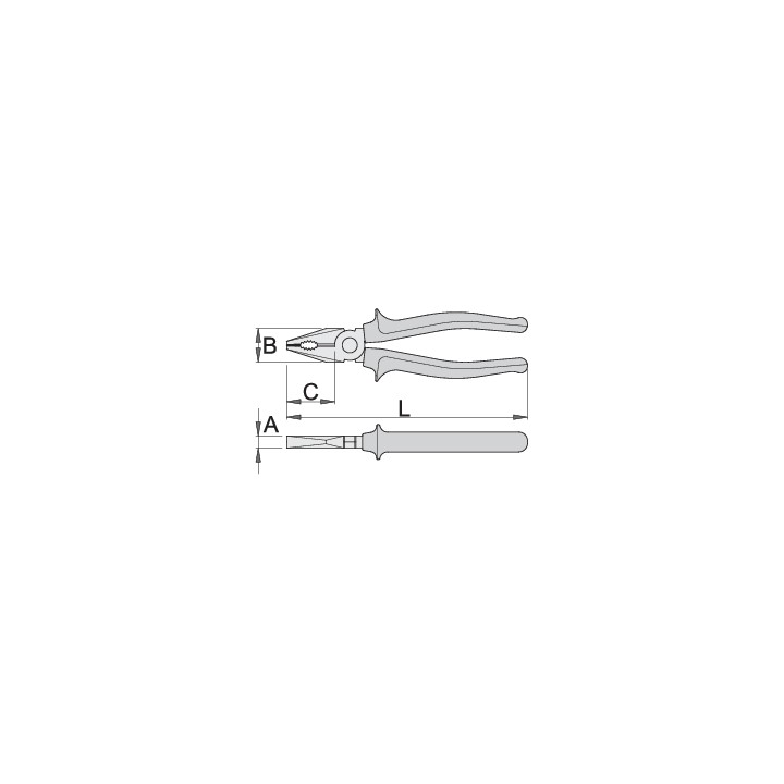 Alicate universal aislado - 406/1VDEBI