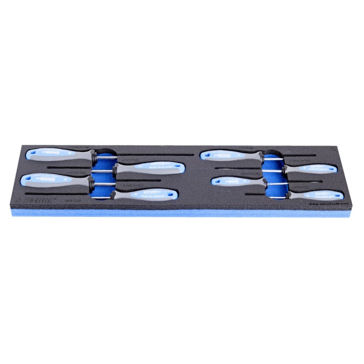 Juego de destornilladores TBI en bandeja SOS - 964ECO9