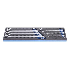 Juego de llaves combinadas largas en bandeja SOS - 964ECO2A