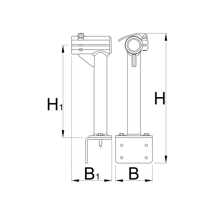 Cuerpo de soporte para 1693.2 - 1693.25