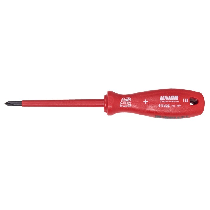 Destornillador Phillips para electricísta, aislado - 613VDE