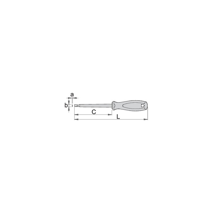Destornillador plano aislado - 603VDETBI