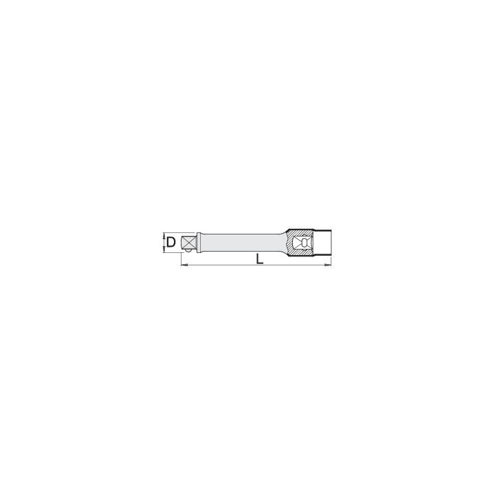 Extensión 1/2" aislada - 190.4/2VDEDP