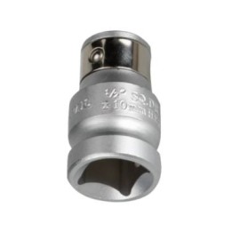 Adaptador para puntas, con conexión de 1/2" para carracas y acople par