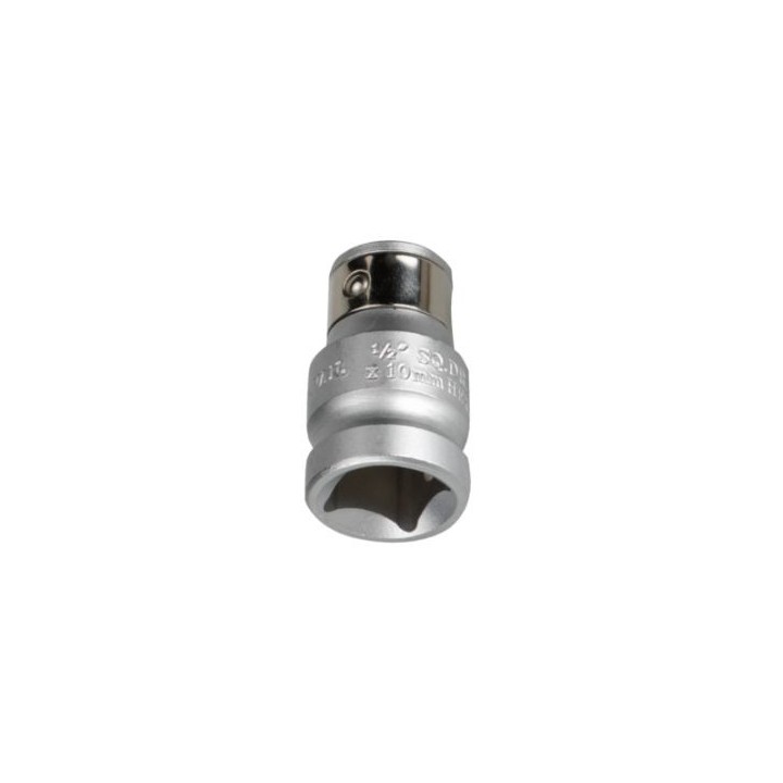 Adaptador para puntas, con conexión de 1/2" para carracas y acople par