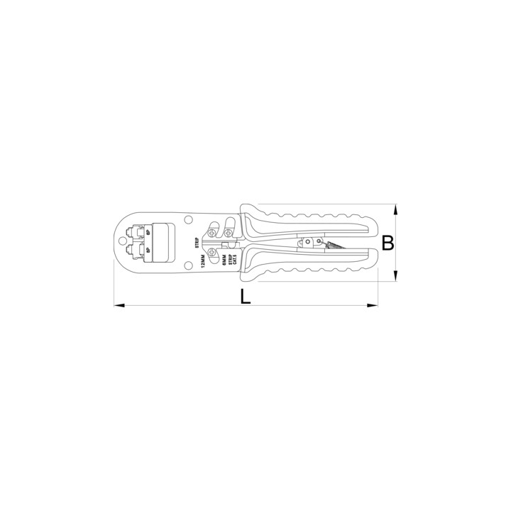 Alicate modular para terminales tubulares - 427/4DG
