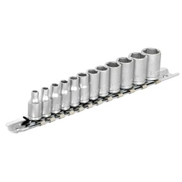Juego de vasos 1/4" en colgador - 188H6P12