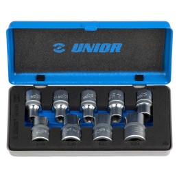 Juego de vasos Torx de 1/2" en caja metálica - 191MB1